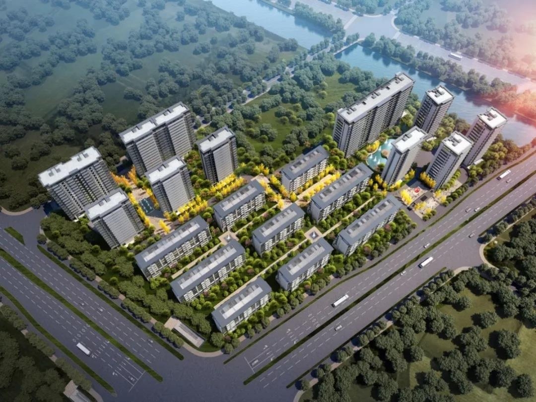 前滩名邸楼栋鸟瞰图
