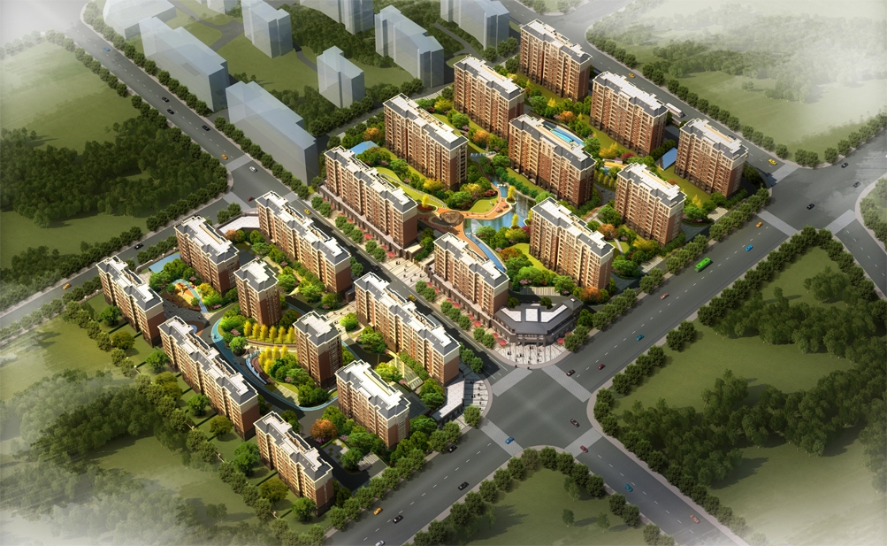 金世纪金丽园鸟瞰图