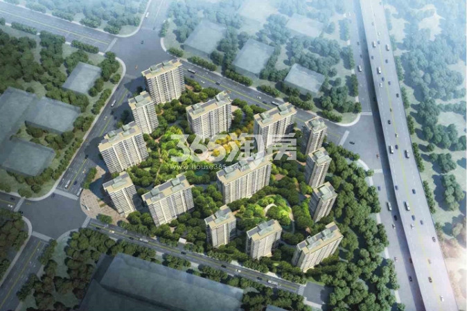 三湘印象森林海尚鸟瞰图